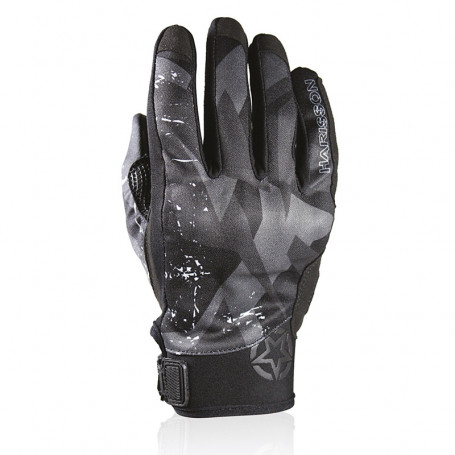 Summer gloves Chaft Harisson Score Entry fabric gray black