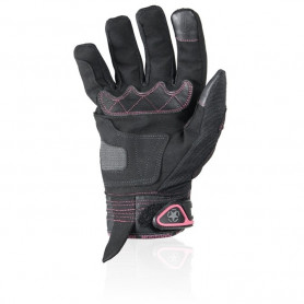 Guanto omologato donna Chaft splash evo II lady nero rosa