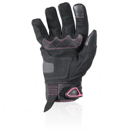 Handschuh homologiert donna Chaft splash evo II lady schwarz rosa