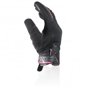Guante homologado donna Chaft splash evo II lady negro rosa | MotoGM