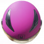 Casco jet da bambino Motorparts fucsia