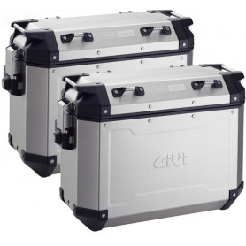 Par de maletas laterales givi Trekker outback 37 litri aluminio | MotoGM