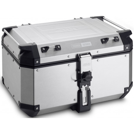 Givi trekker outback 58 liter monokey natural aluminium
