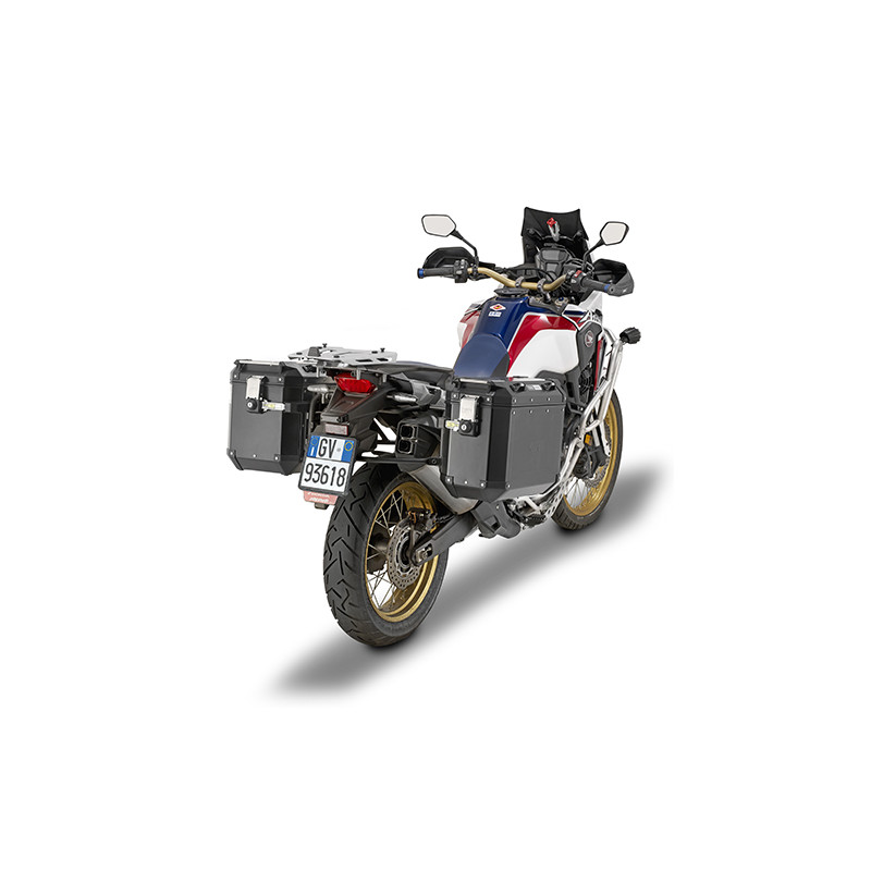 Seitenkoffer-Paar givi Trekker outback 37 litri Aluminium schwarz Seitenkoffer-Paar givi Trekker outback 37 litri Aluminium schwarz