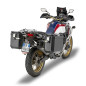 Par de maletas laterales givi Trekker outback 37 litri aluminio negro Par de maletas laterales givi Trekker outback 37 litri aluminio negro