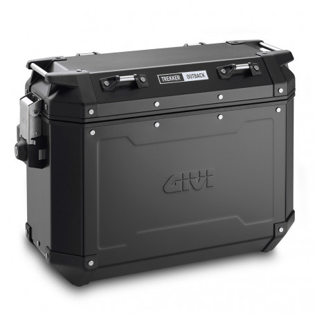 Givi Trekker outback set 37 liter aluminium black