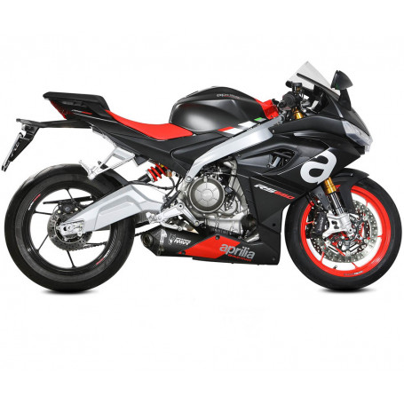 LIGNE COMPLÈTE Échappements Mivv delta race noire pour Aprilia RS 660 2020-2021-2022