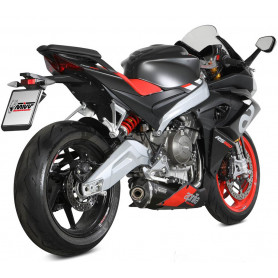 Komplette Auspuffanlage Mivv delta race black für Aprilia RS 660 2020-2021-2022