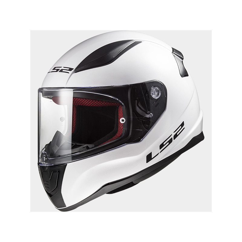 Helm LS2 Rapid solid weiß glänzend FF353