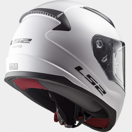 Casco LS2 Rapid solid blanco brillante FF353