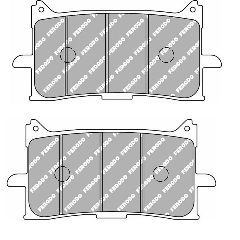 Pastillas de freno sinterizzate Ferodo Honda Africa Twin 100, X-ADV, CB 125R, CB 300R, CB650R, Forza 750
