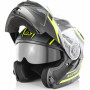 Casque modulable Acerbis Serel noir mat jaune