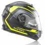 Flip up helmet Acerbis Serel matt black yellow