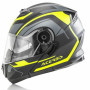 Flip up helmet Acerbis Serel matt black yellow
