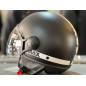 Casco jet Max power negro opaco