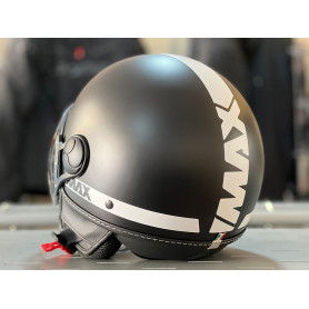 Casco jet Max power negro opaco | MotoGM