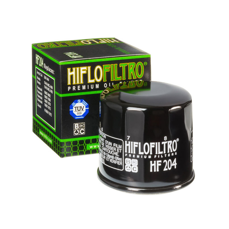 Filtro Olio HiFlo HF 204 per Honda 00-, Kawasaki, Triumph e Yamaha Filtro Olio HiFlo HF 204 per Honda 00-, Kawasaki, Triumph e Yamaha