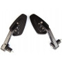 rétroviseur en alu noire fixation au guidon pas homologue diam.17mm