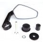 rétroviseur en alu noire fixation au guidon pas homologue diam.17mm