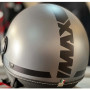 Casque jet max power mat gris