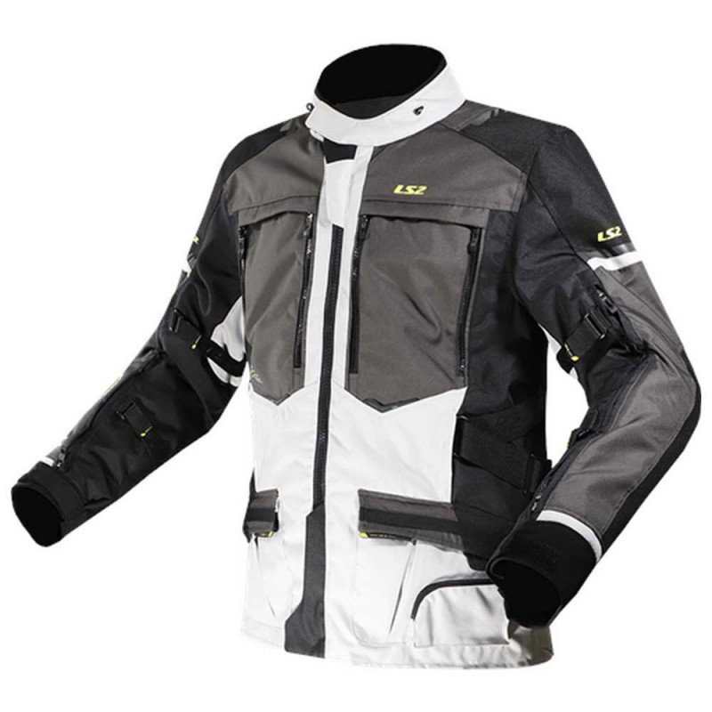 LS2 Norway jacket grey blanc jaune LS2 Norway jacket grey blanc jaune
