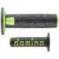 Manopole domino off road A360 120mm nero verde Manopole domino off road A360 120mm nero verde