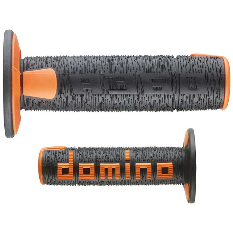 Puño(s) domino off road A360 120mm negro arancio Puño(s) domino off road A360 120mm negro arancio