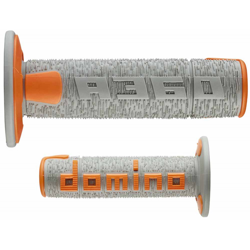Puño(s) domino off road A360 120mm gris arancio Puño(s) domino off road A360 120mm gris arancio