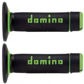 Puño(s) Domino off road cross A020 negro verde | MotoGM
