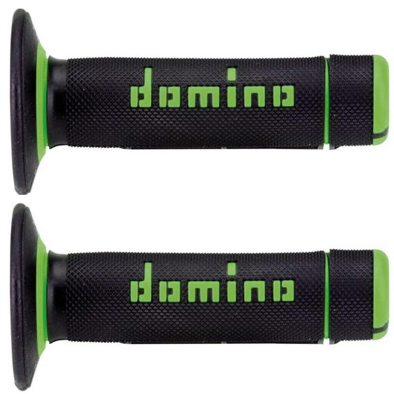 domino grips off road cross A020 black green domino grips off road cross A020 black green