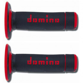 Puño(s) Domino off road cross A020 negro Rojo | MotoGM