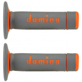 Puño(s) Domino off road cross A020 gris arancio | MotoGM