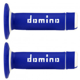 Griff(e) Domino off road cross A020 blau weiß | MotoGM
