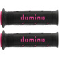 Griff(e) domino A250 scooter Motorrad forate schwarze fucsia 120-125mm Griff(e) domino A250 scooter Motorrad forate schwarze fucsia 120-125mm
