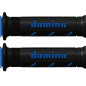 domino grips A250 scooter motorbike open black blue 120-125mm domino grips A250 scooter motorbike open black blue 120-125mm