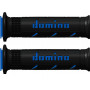 domino grips A250 scooter motorbike open black blue 120-125mm
