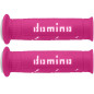 Puño(s) domino A250 scooter moto forate rosa bianche 120-125mm Puño(s) domino A250 scooter moto forate rosa bianche 120-125mm
