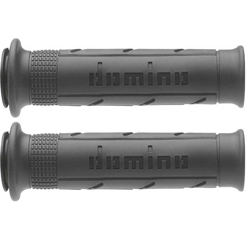 Manopole domino A250 scooter moto forate FIRM antracite 120-125mm Manopole domino A250 scooter moto forate FIRM antracite 120-125mm