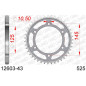 Corona Acciaio Afam Yamaha TDM 850, passo 525, denti 43