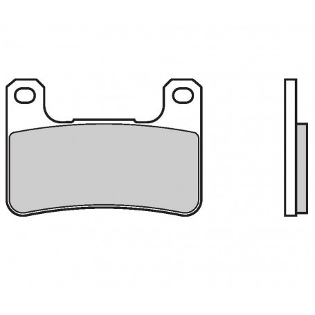 Brake Pads Brembo white 07SU27LA Kawasaki Z1000 10-13, ZX10R 08-13, Suzuki GSXR 600/750 05-10,GSXR 1000 05-08