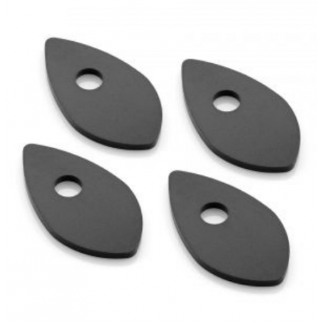 Adattatori Rizoma frecce per moto FR216B per Honda, Kawasaki ER-6N 09-, Ducati 1199 Panigale (4 pz per 2 frecce)