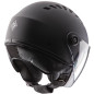 Casco jet Tucano Urbano El top negro carbone opaco Casco jet Tucano Urbano El top negro carbone opaco