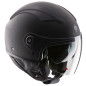 Casco jet Tucano Urbano El top negro carbone opaco Casco jet Tucano Urbano El top negro carbone opaco