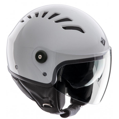 Casco jet Tucano Urbano El top blanco brillante