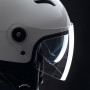 Casco jet Tucano Urbano El top bianco lucido