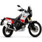 Terminal de escape Arrow indy race aluminio Yamaha Tenere 700 2019-2022 fondello carbono