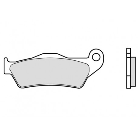 Plaquette de frein Brembo Sinter SA Avant (1 couple pour 1 disque),07BB04SA