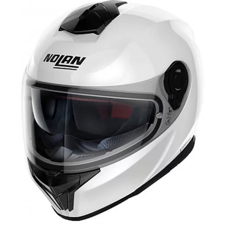 Casque intégral Nolan N80-8 SPECIAL N-COM blanc brillant