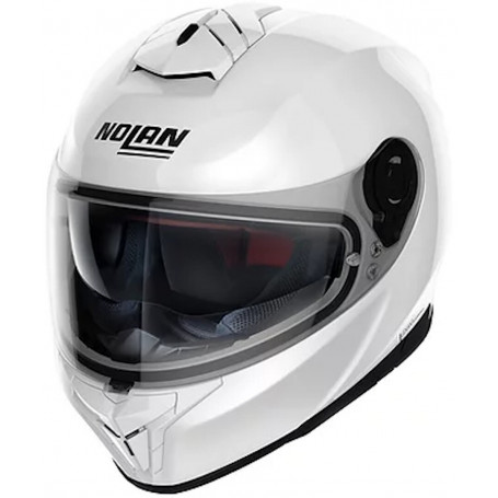 Casque intégral Nolan N80-8 CLASSIC N-COM blanc brillant
