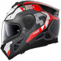 Casque intégral Nolan N80-8 STARSCREAM N COM noir opaque blanc